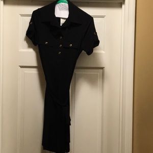 En Focus studio black dress